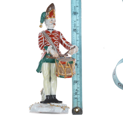 Antique Meissen Drummer Figure