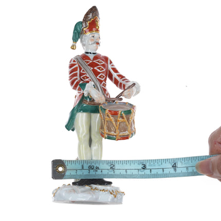 Antique Meissen Drummer Figure