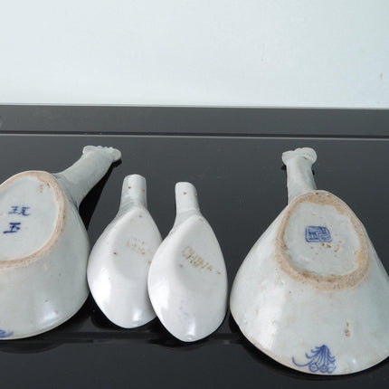 Antique Chinese porcelain spoon collection