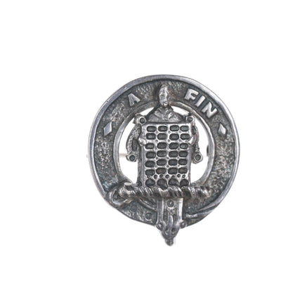 A Fin Scottish Oglevie Clan Sterling kilt pin