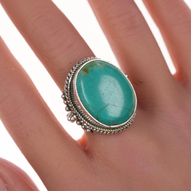 sz7 Sterling and turquoise ring