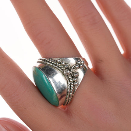 sz7 Sterling and turquoise ring