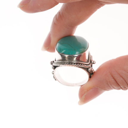 sz7 Sterling and turquoise ring