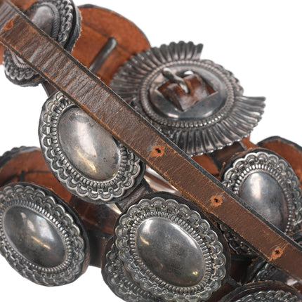 James Reid sterling silver concho belt