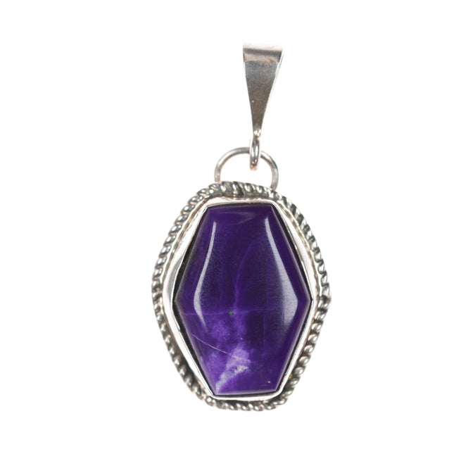 AT Sterling sugilite pendant