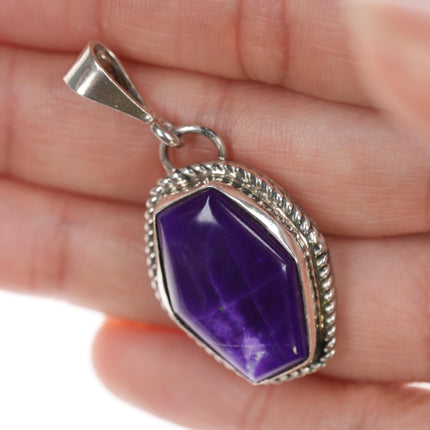 AT Sterling sugilite pendant