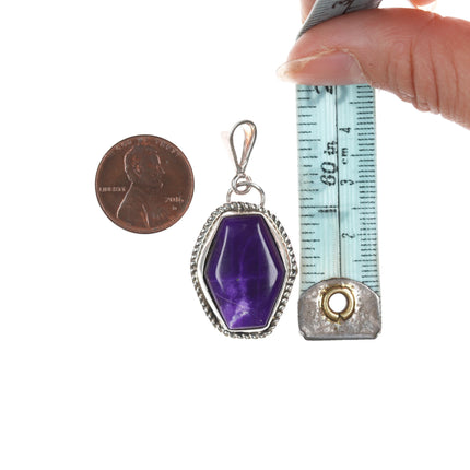 AT Sterling sugilite pendant