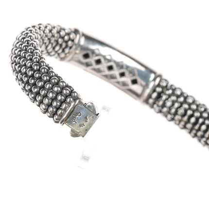 14mm-15mm Lagos Caviar 18k gold and Sterling bracelet