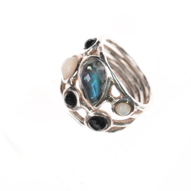 sz7 Ippolita Wonderland Multi-stone sterling ring