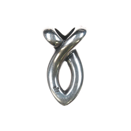 Retired James Avery  Ichthus fish slide pendant