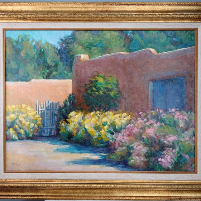 Robert Rohm Texas/New Mexico Artist Large Southwestern home Oil on Canvas