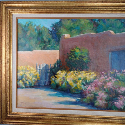 Robert Rohm Texas/New Mexico Artist Large Southwestern home Oil on Canvas