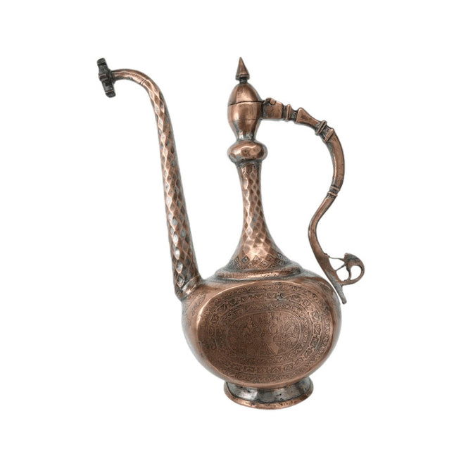 Antique Persian Copper Coffee Pot