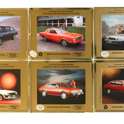 87 c1978 Werbeabteilung der Ford Motor Company, Glasobjektträger-Set