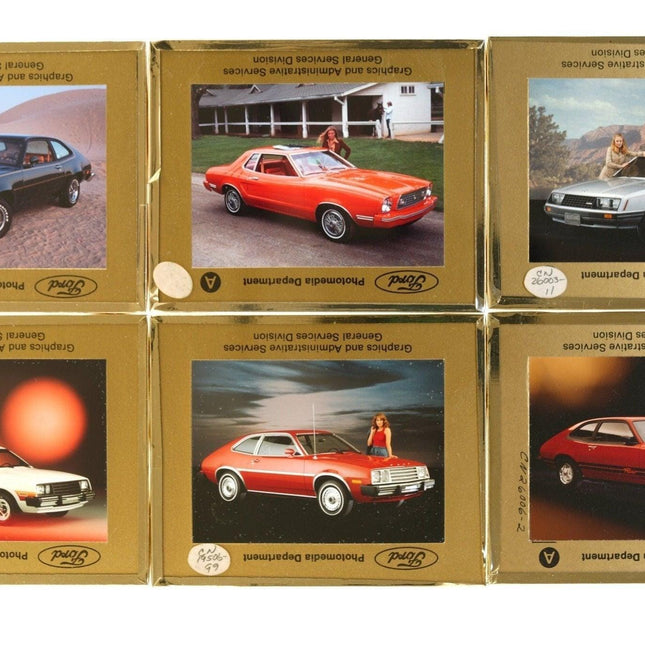 87 c1978 Werbeabteilung der Ford Motor Company, Glasobjektträger-Set