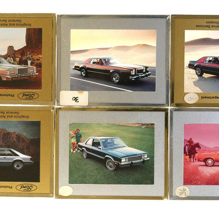 87 c1978 Werbeabteilung der Ford Motor Company, Glasobjektträger-Set