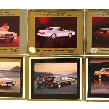 87 c1978 Ford Motor Company Promotional Department Glass Slides Set