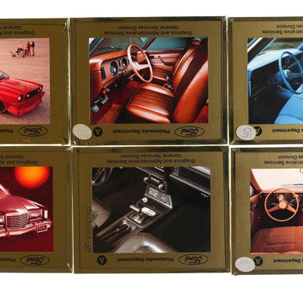 87 c1978 Ford Motor Company Promotional Department Glass Slides Set