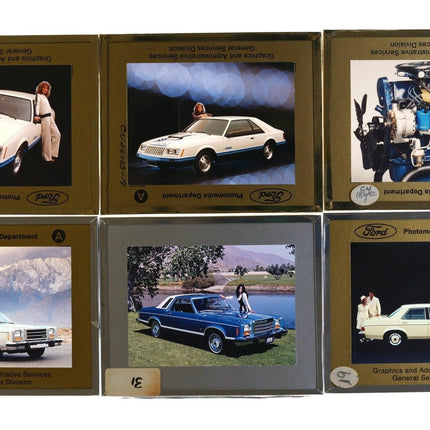 87 c1978 Werbeabteilung der Ford Motor Company, Glasobjektträger-Set