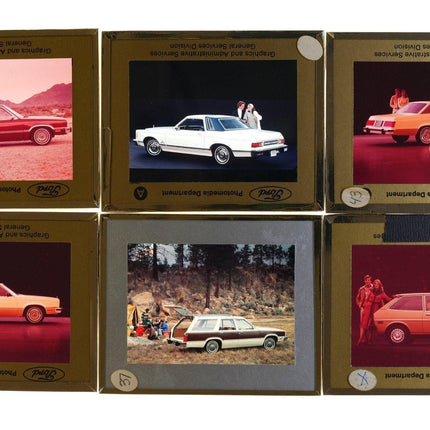 87 c1978 Ford Motor Company Promotional Department Glass Slides Set