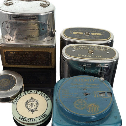 1920's Texas Promotional Coin Banks