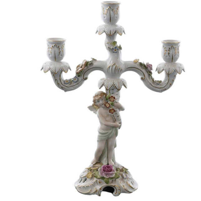 Antique Von Schierholz Dresden Candelabra