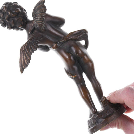 Auguste Moreau (1834 – 1917) French Bronze sculpture putti with cymbals