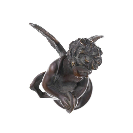 Auguste Moreau (1834 – 1917) French Bronze sculpture putti with cymbals