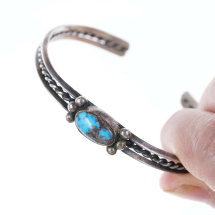 Vintage Navajo silver and turquoise bracelet