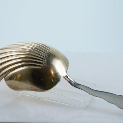 1890's Durgin Louis XV Sterling Cracker scoop with gold wash bowl