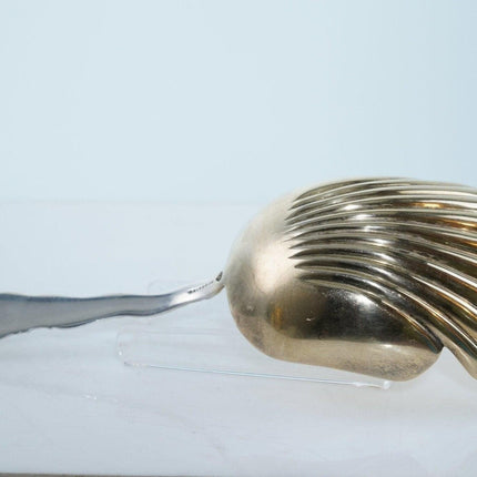 1890's Durgin Louis XV Sterling Cracker scoop with gold wash bowl