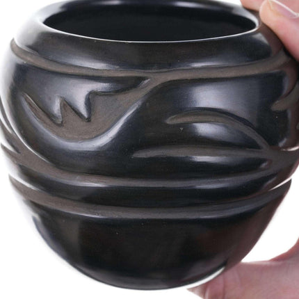 Legoria Tafoya (1911-1984) Santa Clara Blackware jar