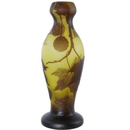 1920's French Legras Cameo Art Glass Vase