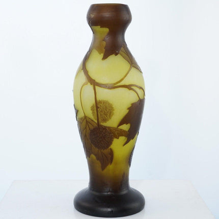 1920's French Legras Cameo Art Glass Vase