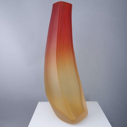 Large 1960's Signed Barbini Murano Vase