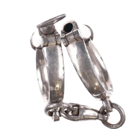 c1900 Croft Darby Style Antique Handcuffs