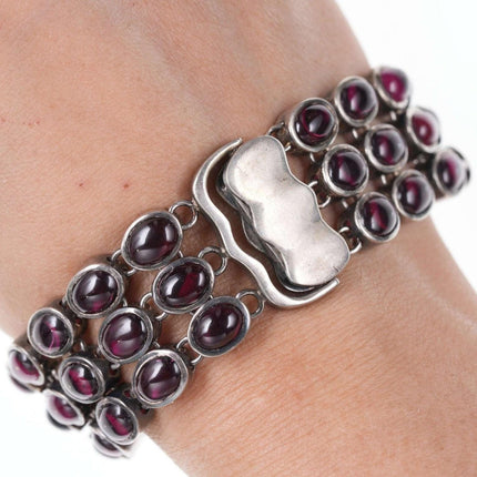 Vintage Sterling silver Tourmaline bracelet