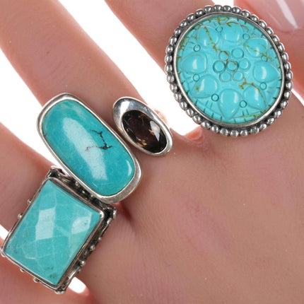 Robert Lee Morris and Other southwestern style sterling rings