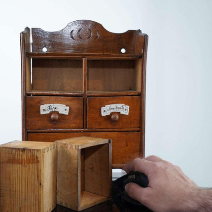 c1900 Antique Italian Spice box