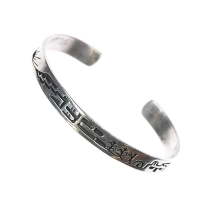 6.25" Vidal Aragon Santo Domingo sterling cuff bracelet