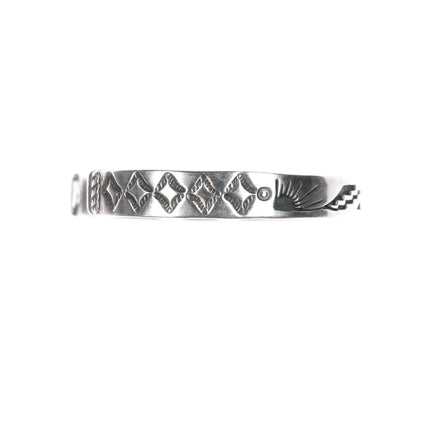 6.25" Vidal Aragon Santo Domingo sterling cuff bracelet