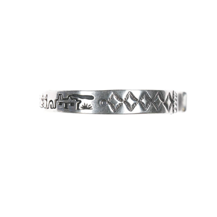 6.25" Vidal Aragon Santo Domingo sterling cuff bracelet