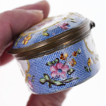 c1750's Battersea snuff box