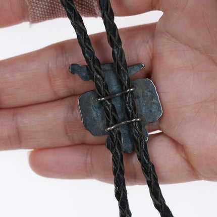 38" 40's-50's Zuni thunderbird bolo tie