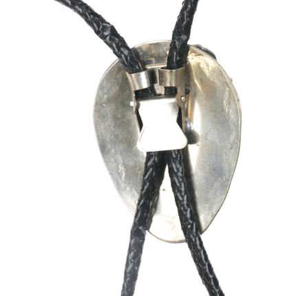 1980's Southwestern Ram Nickel silver bolo tie