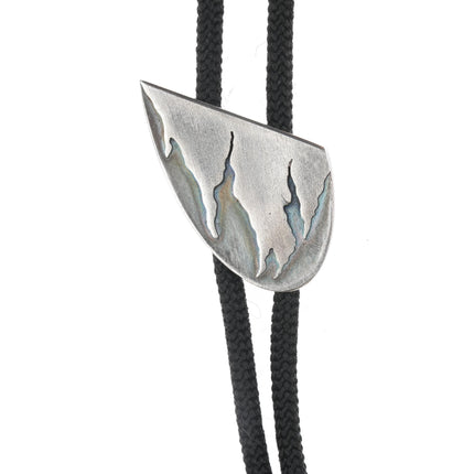 Retro Jonathan Gordon Modernist sterling bolo tie