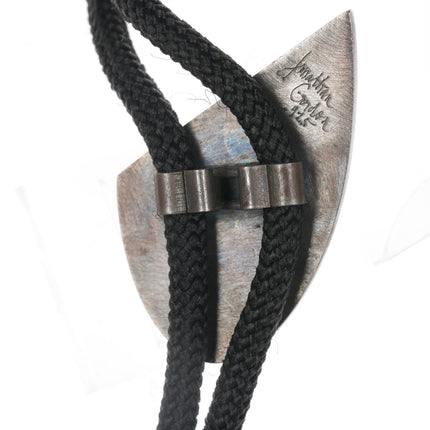 Retro Jonathan Gordon Modernist sterling bolo tie