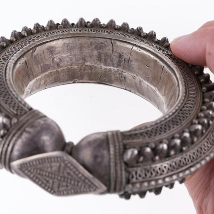 Antique Yemenite Silver filigree Bracelet