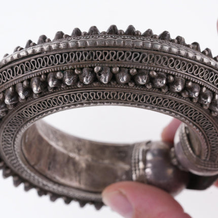 Antique Yemenite Silver filigree Bracelet