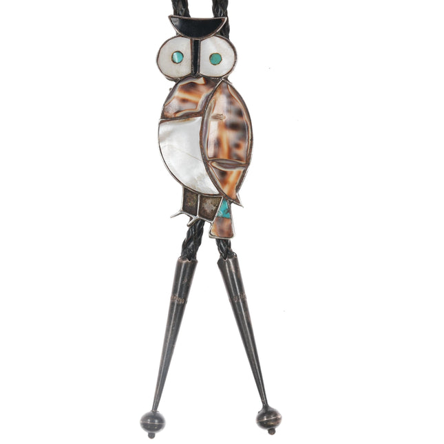 c1960 c-31 Zuni owl bolo tie